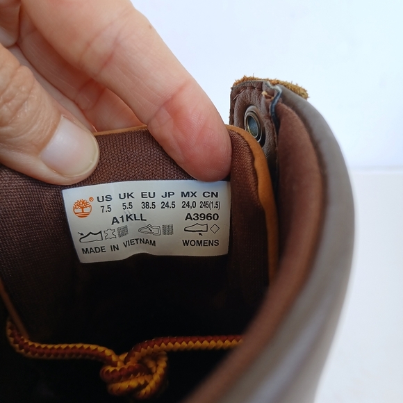 Timberland Brinda Lace Up Boot Women's 7.5 - Picture 6 of 8